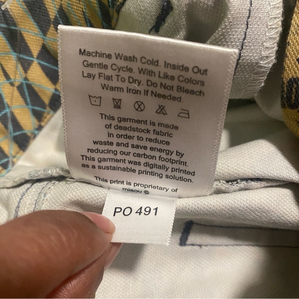 NWOT MIAOU FARGO WANTED PRINT PANTS - SIZE S - Picture 10 of 13